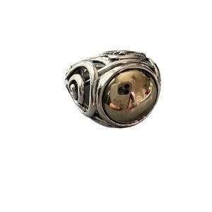 Carolyn Pollack 925 Sterling Silver Dome Ring Size 5